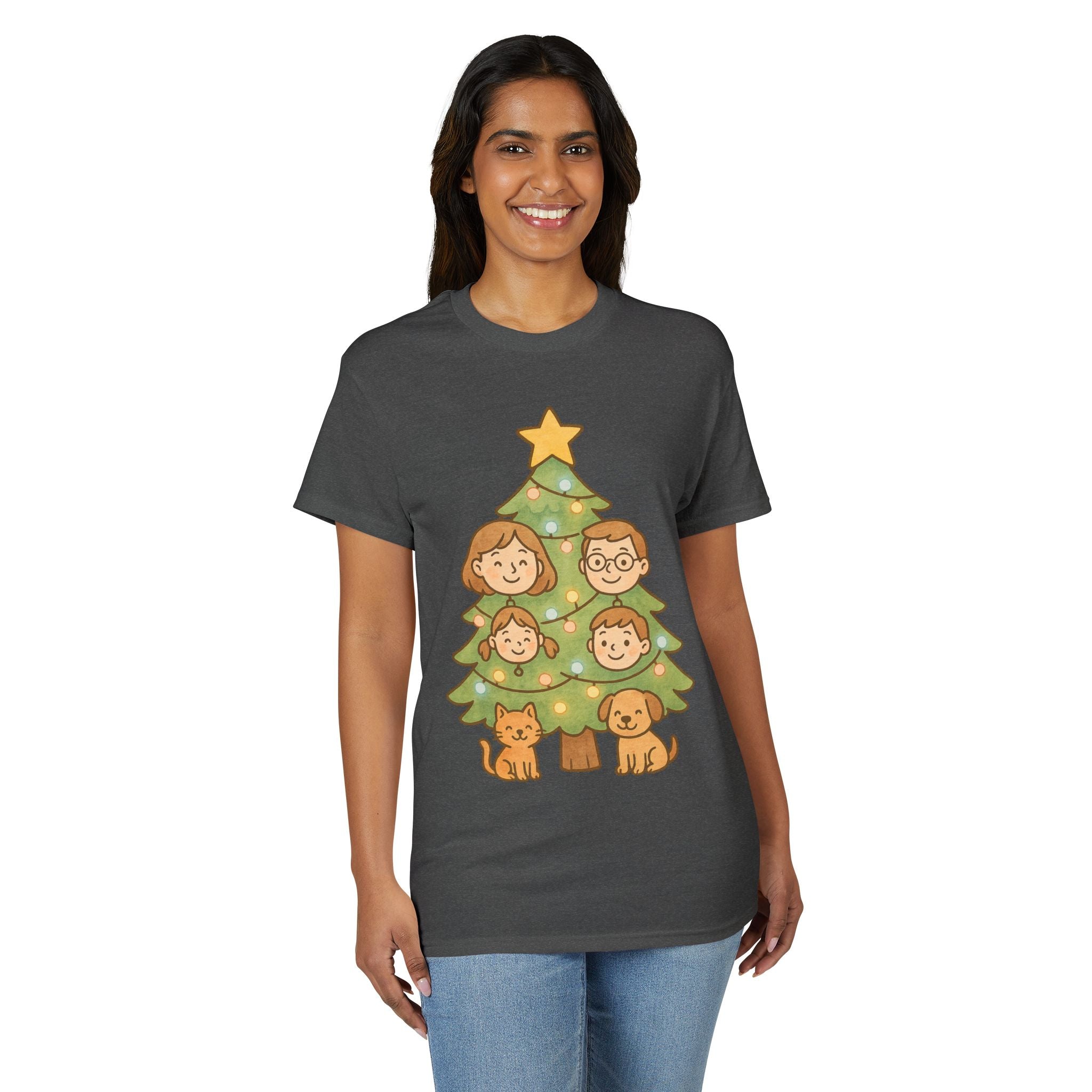 Family Tree Christmas T-Shirt