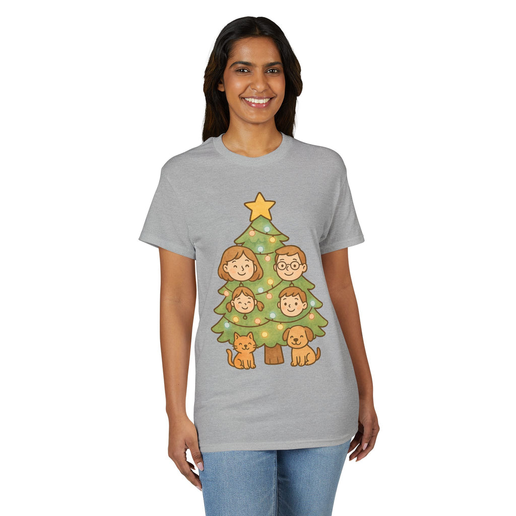 Family Tree Christmas T-Shirt