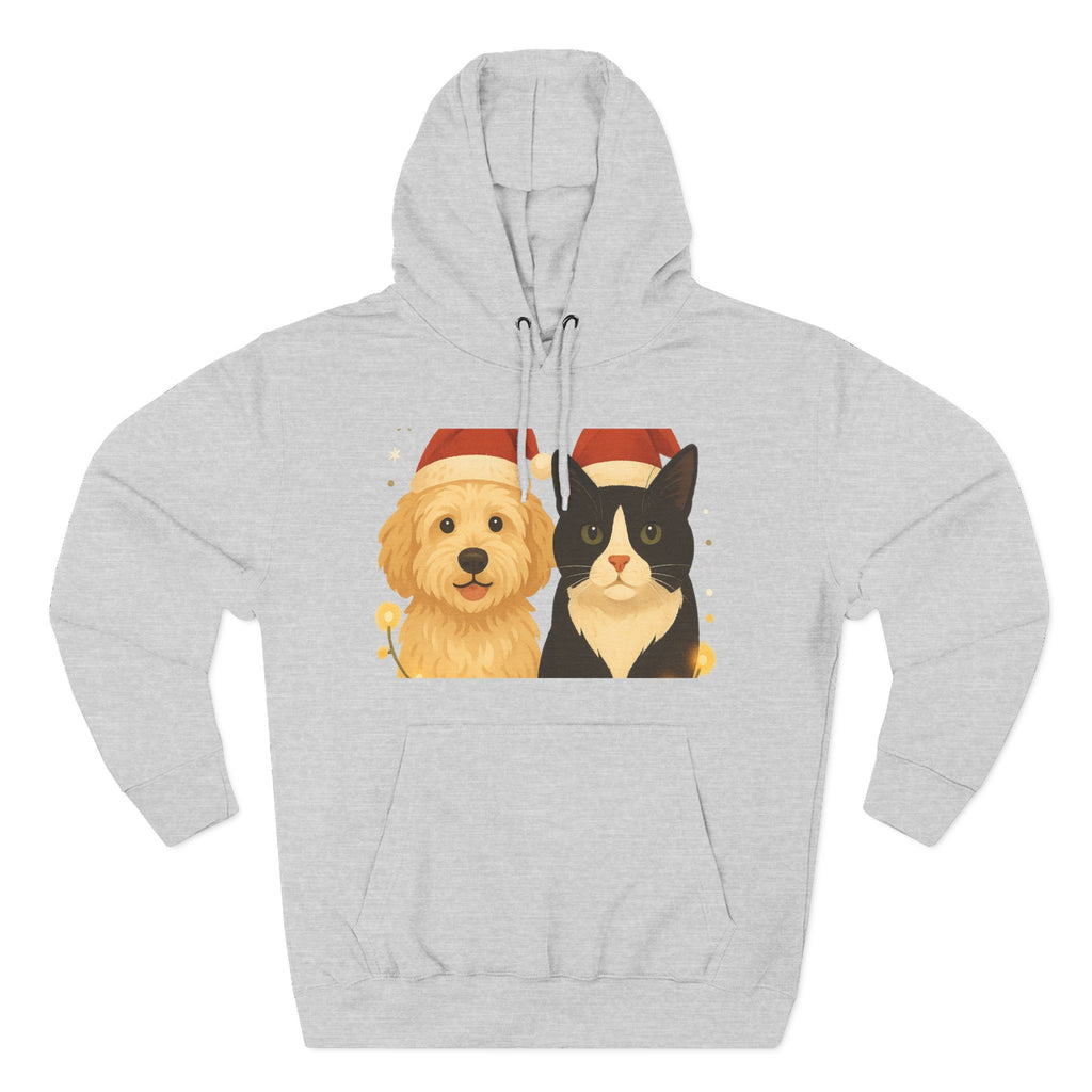 Dog and Cat Christmas Hoodie