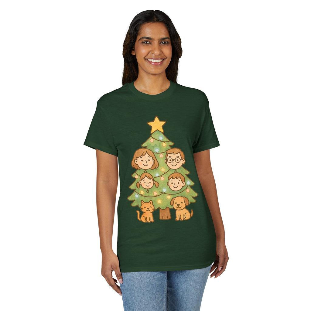 Family Tree Christmas T-Shirt
