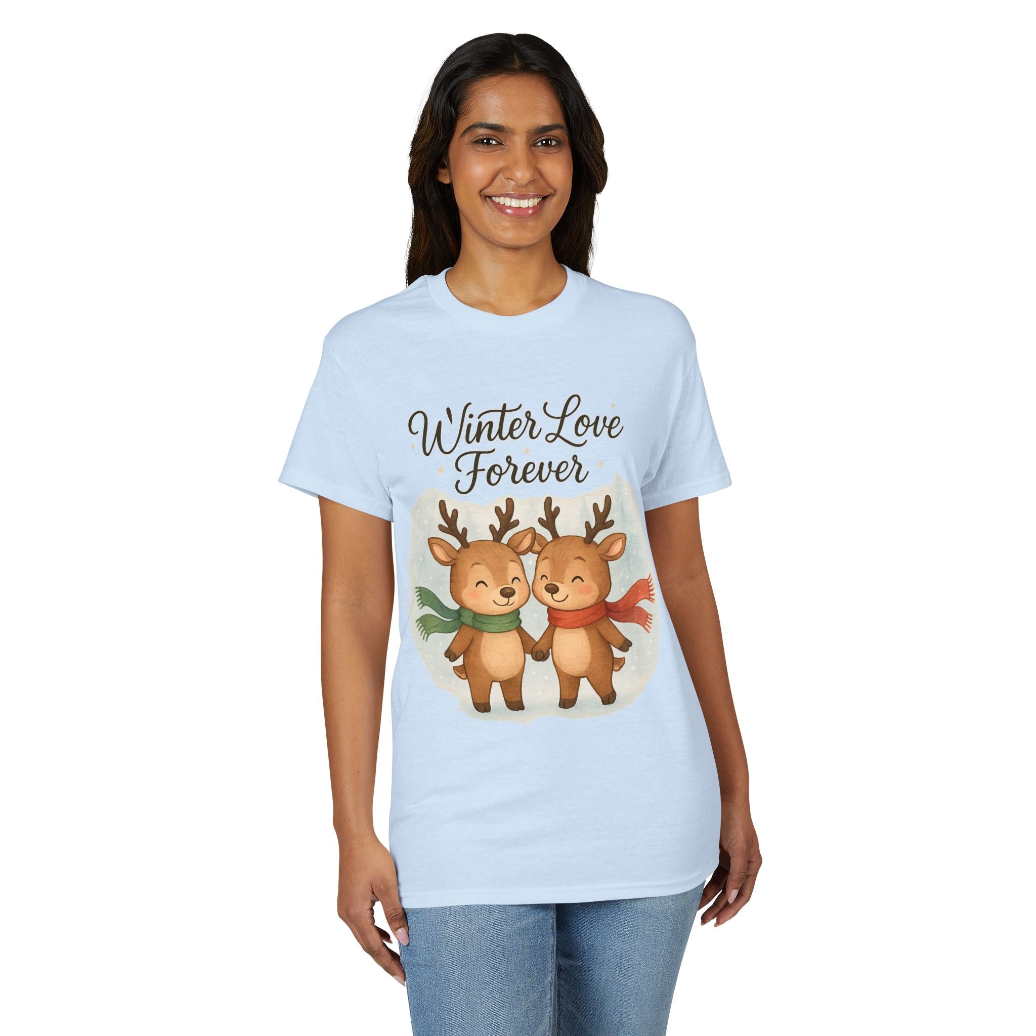 Winter Love Forever Reindeer T-Shirt
