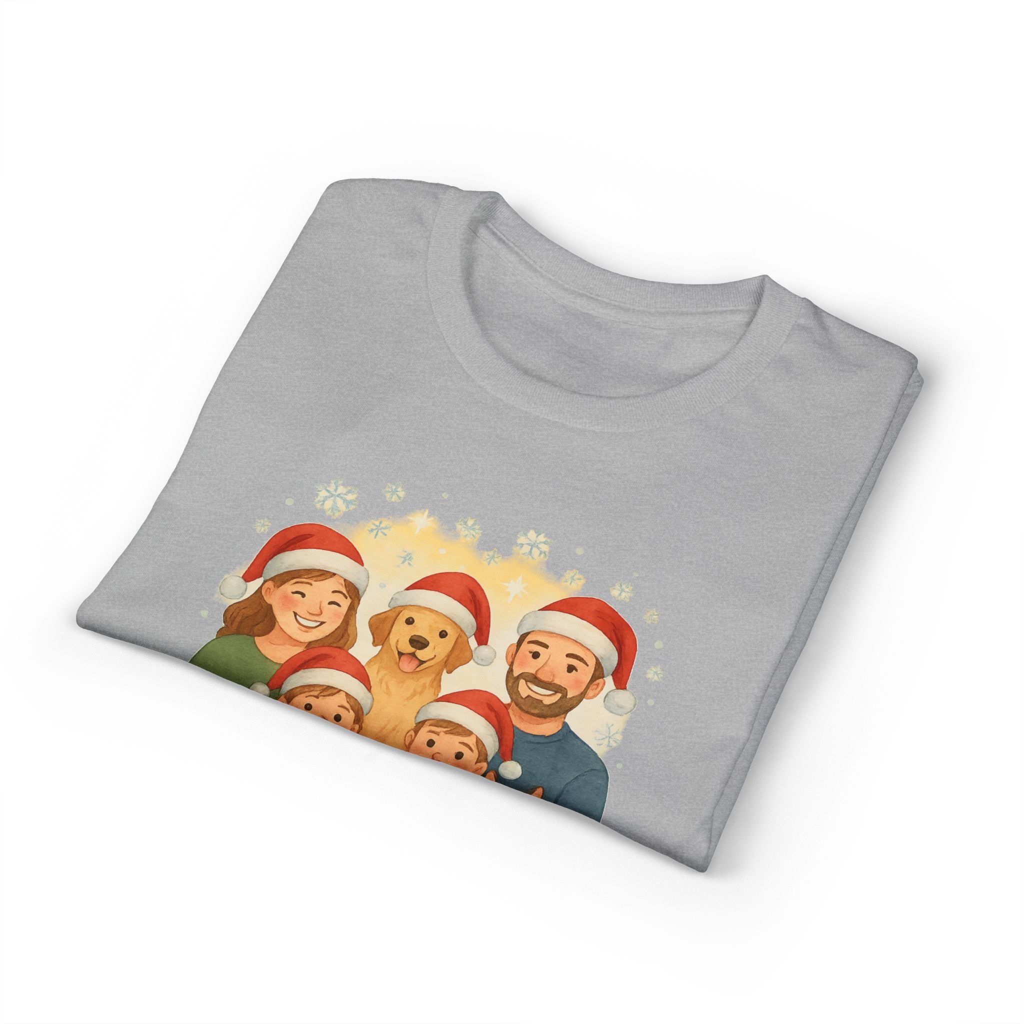 Paws & Claus Family Christmas T-Shirt