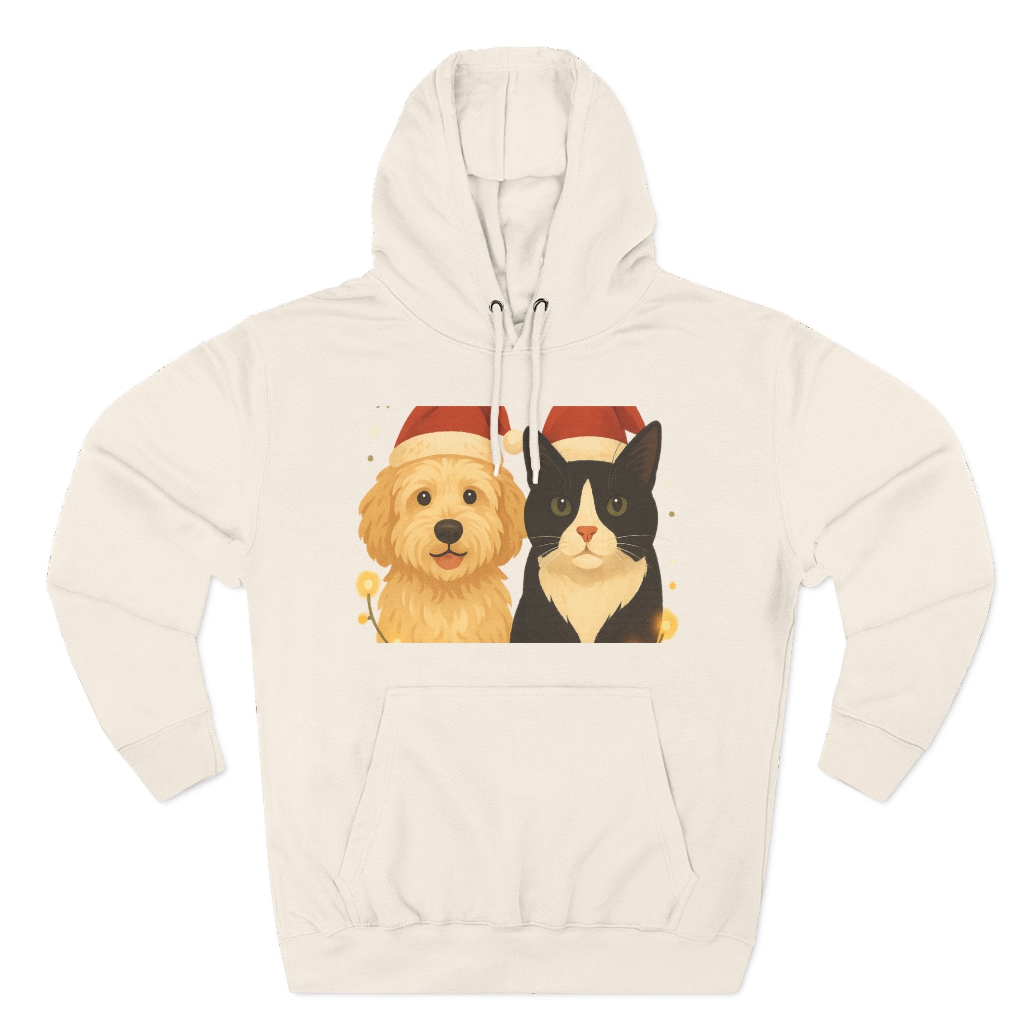 Dog and Cat Christmas Hoodie