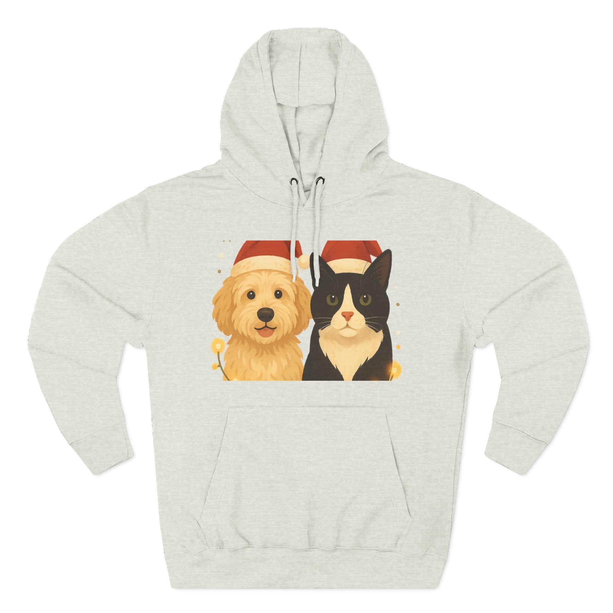 Dog and Cat Christmas Hoodie