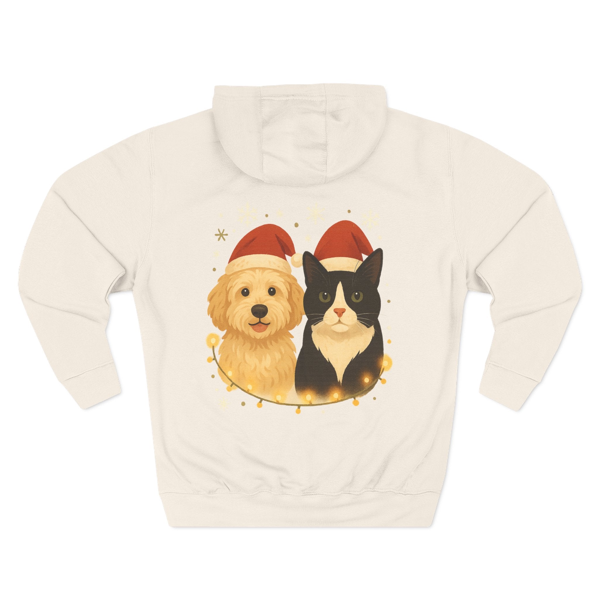 Dog and Cat Christmas Hoodie