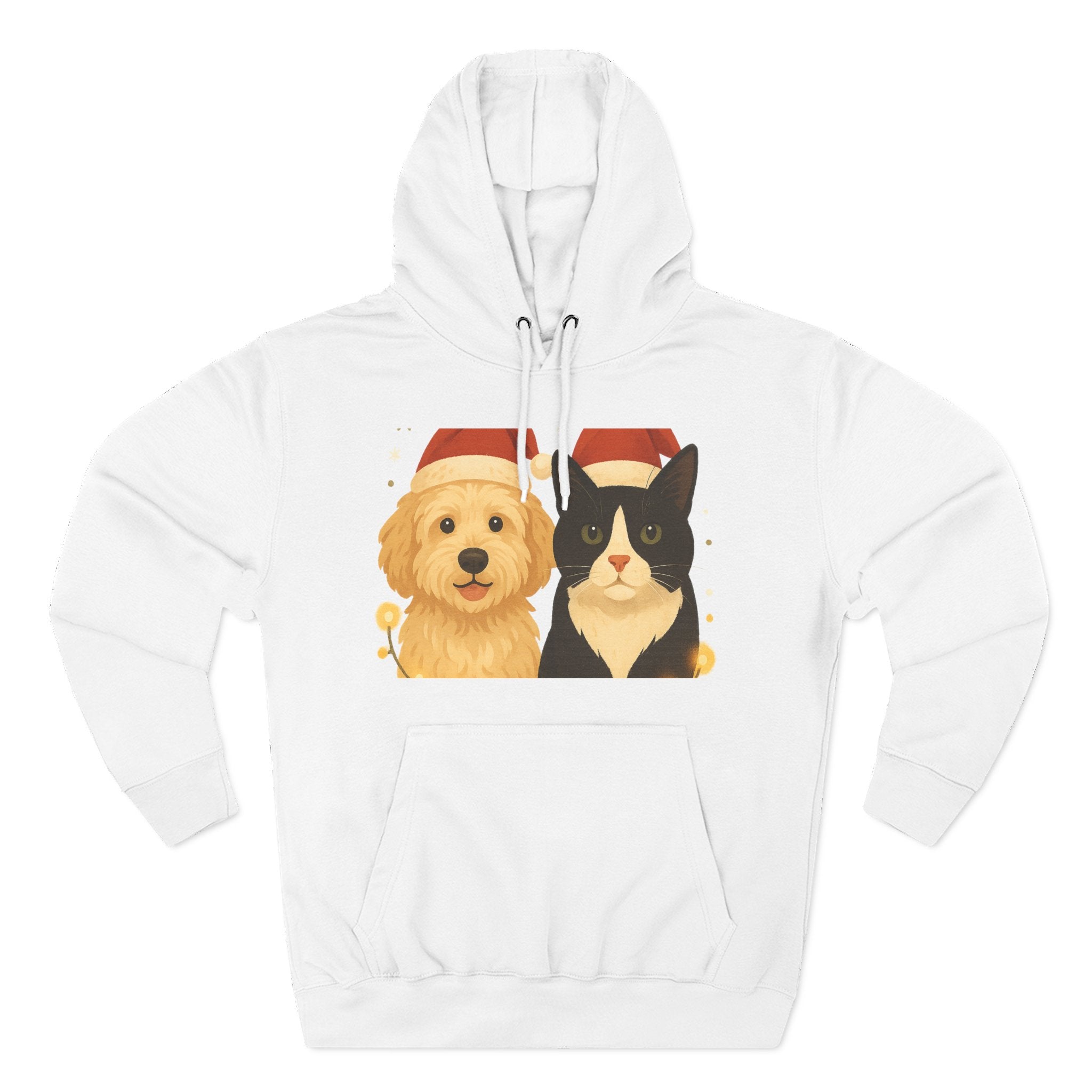Dog and Cat Christmas Hoodie
