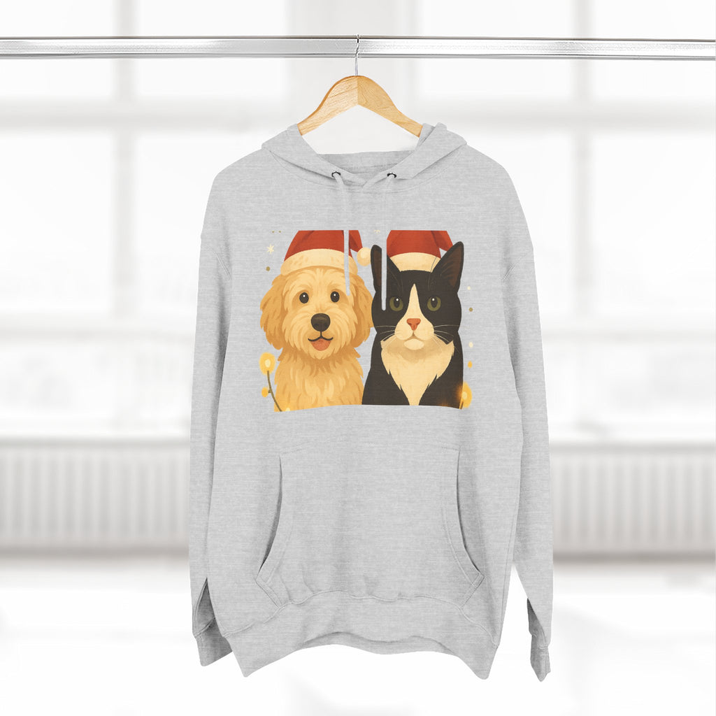 Dog and Cat Christmas Hoodie