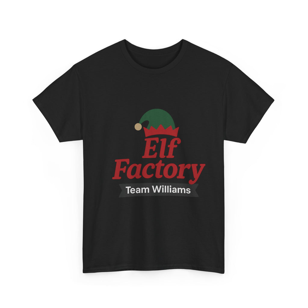 Holiday Huddle Personalized T-Shirt — "Holiday Huddle The Andersons" Family Christmas Tee