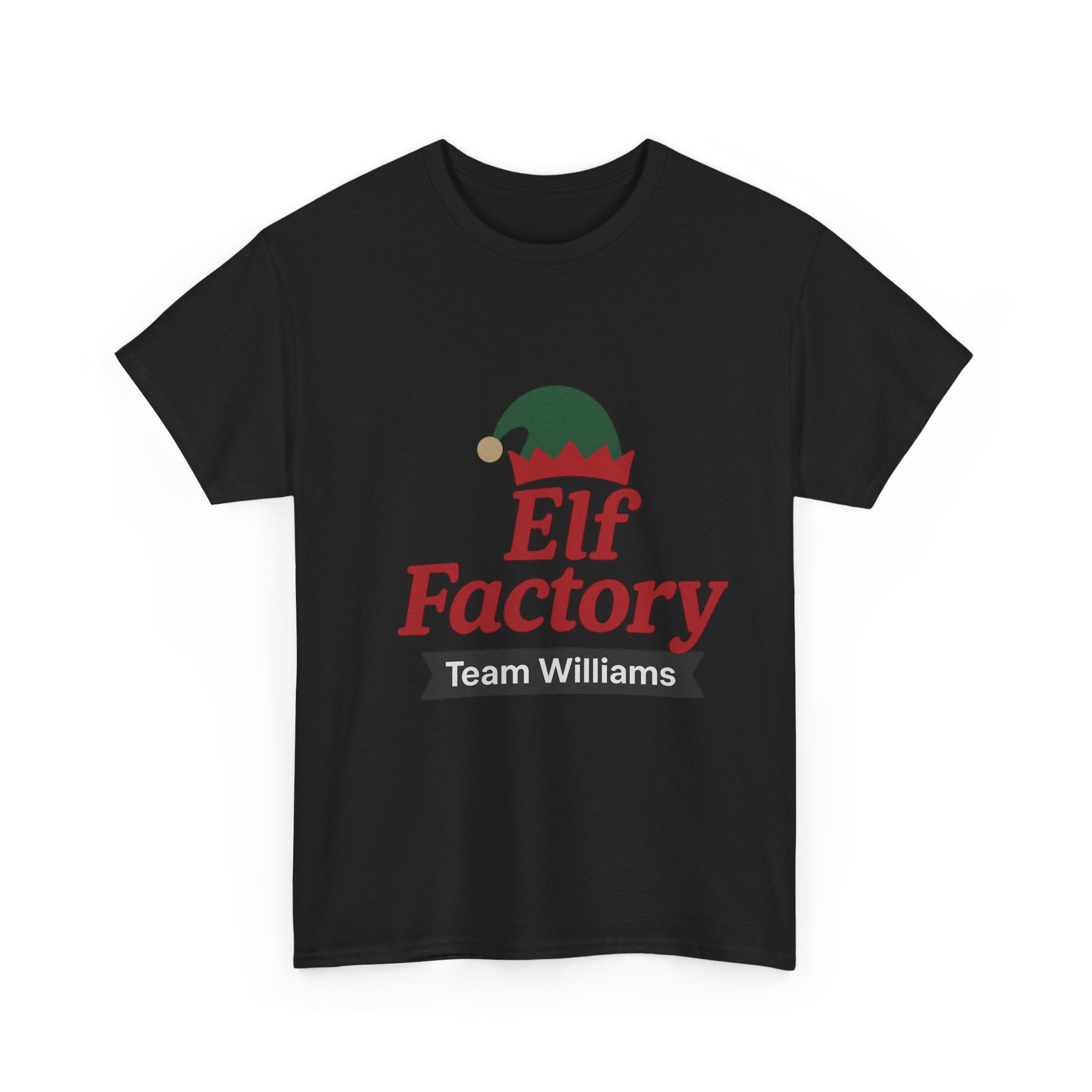 Holiday Huddle Personalized T-Shirt — "Holiday Huddle The Andersons" Family Christmas Tee