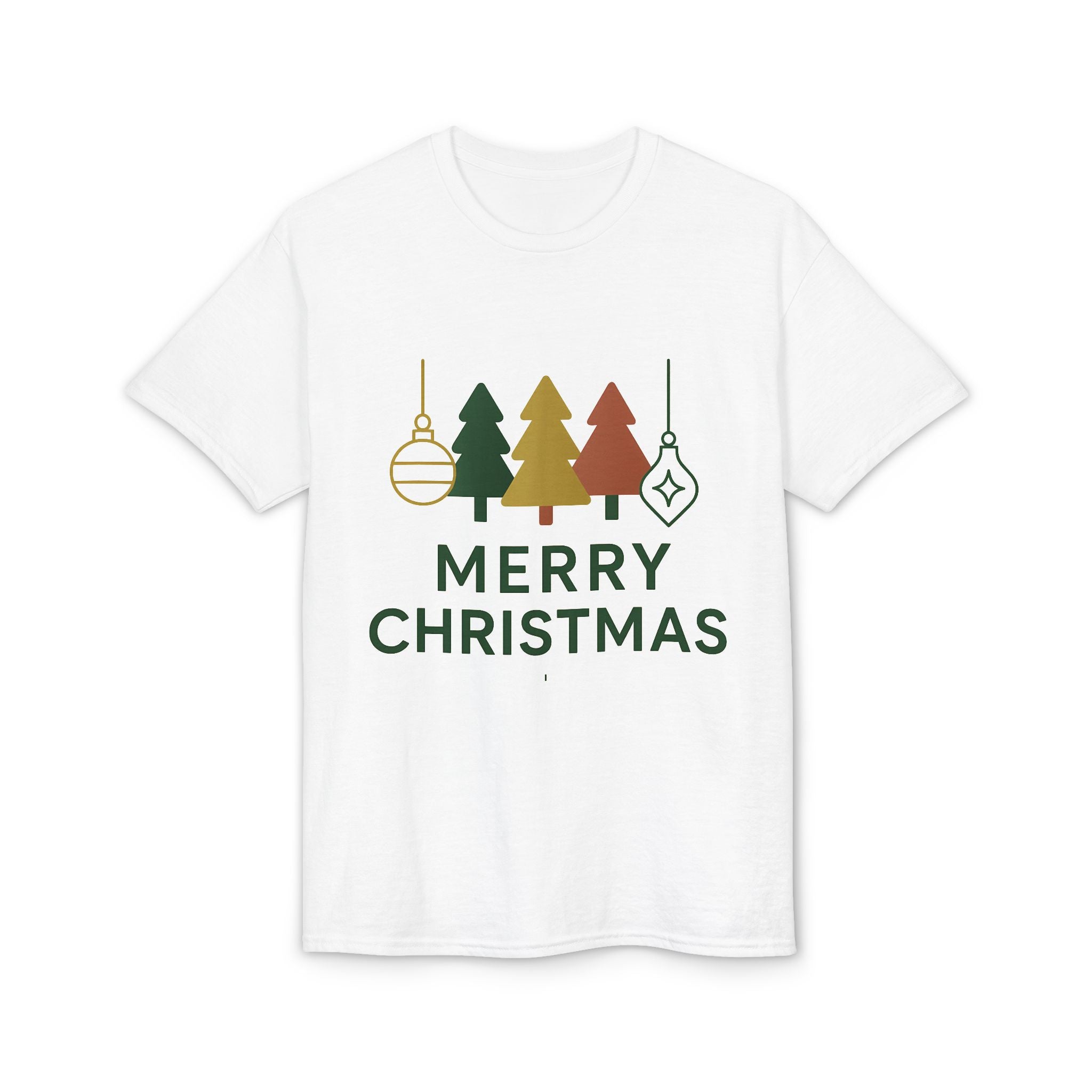 Merry Christmas Trees & Ornaments T-Shirt