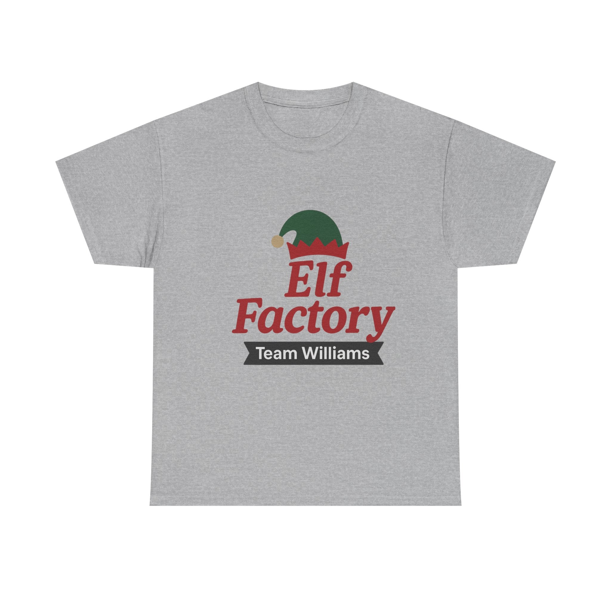 Holiday Huddle Personalized T-Shirt — "Holiday Huddle The Andersons" Family Christmas Tee