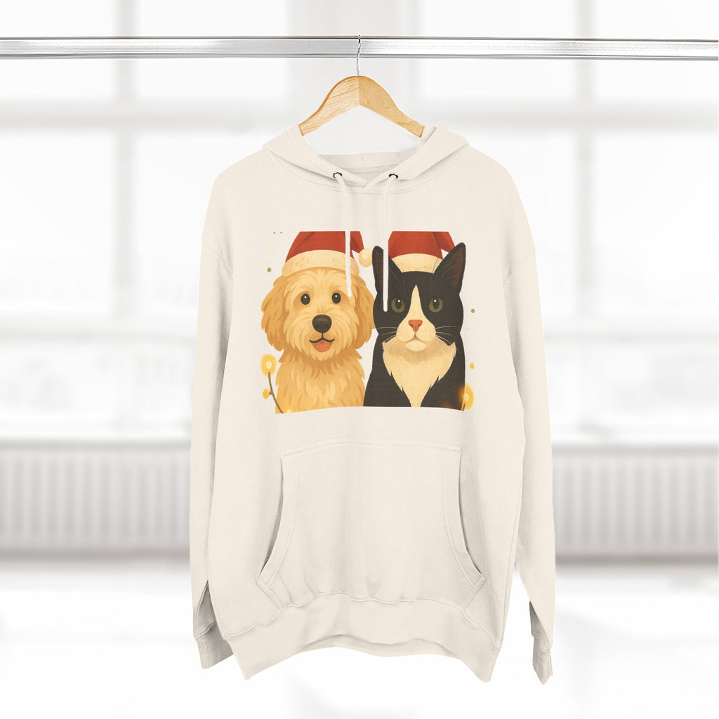 Dog and Cat Christmas Hoodie