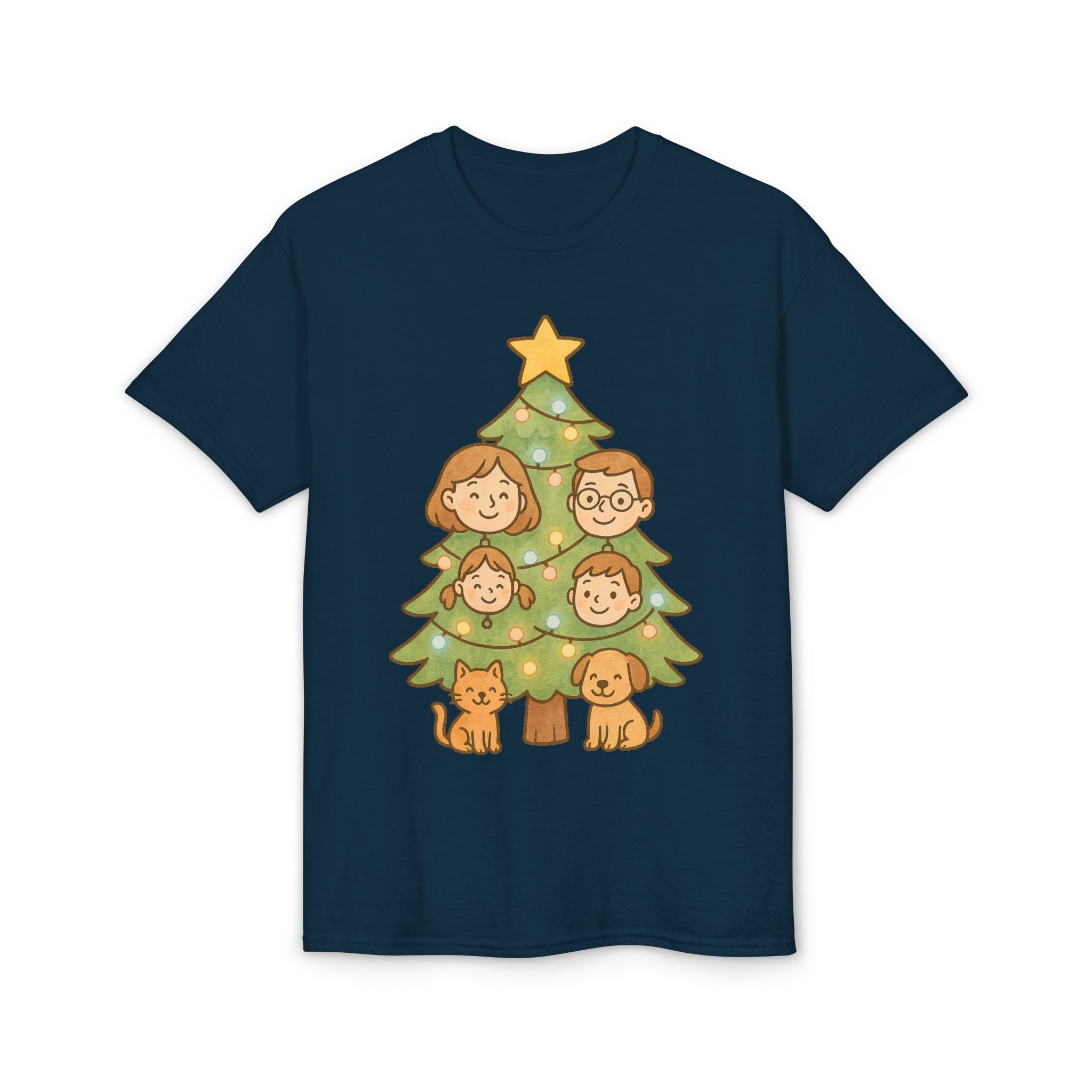 Family Tree Christmas T-Shirt