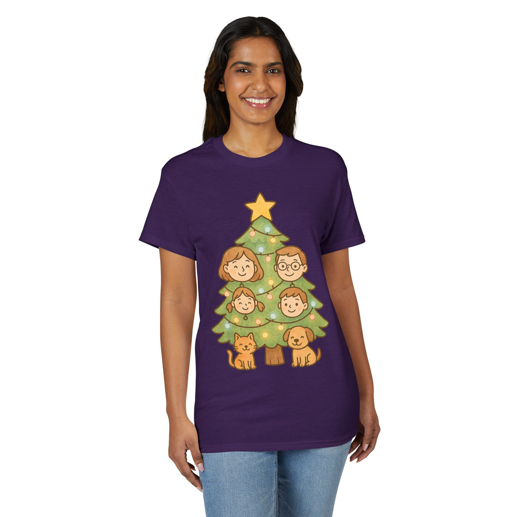 Family Tree Christmas T-Shirt
