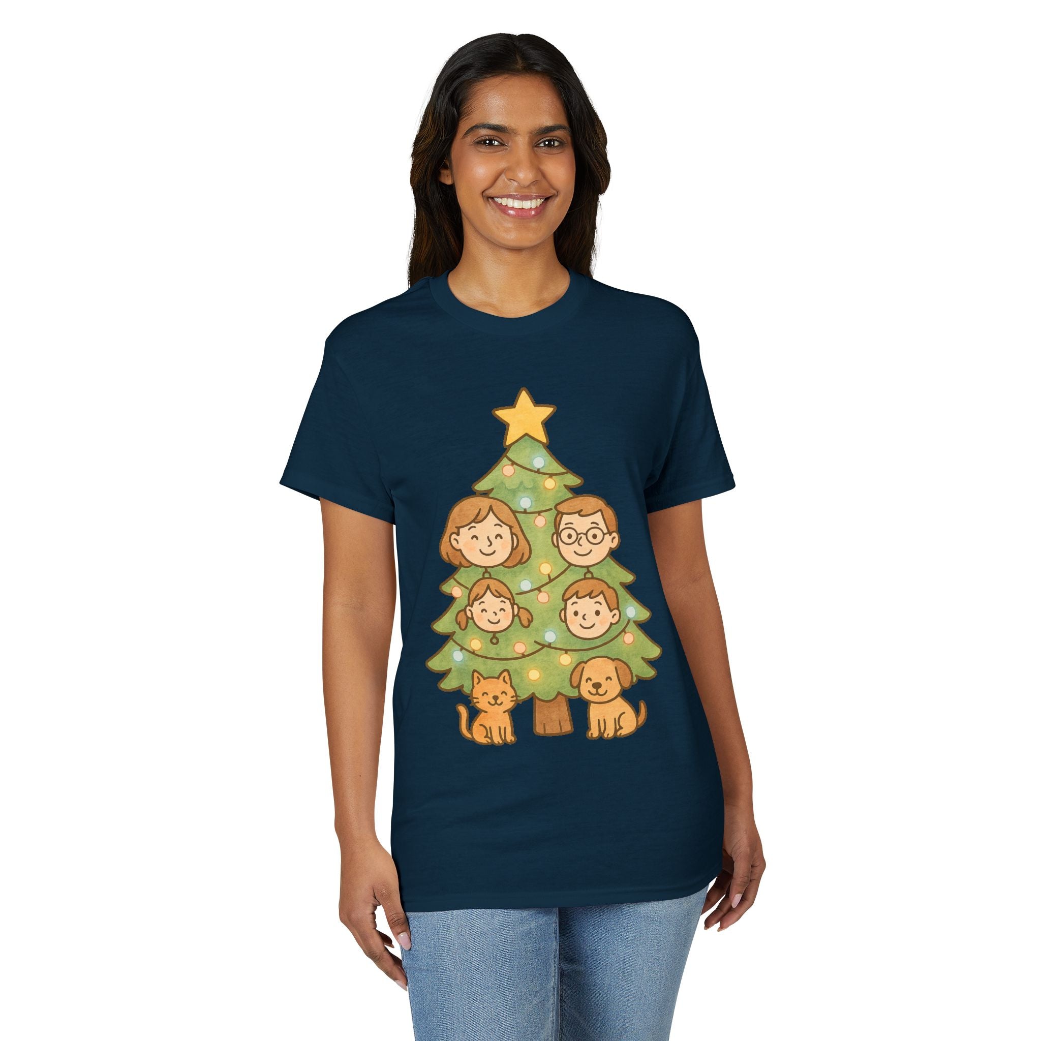 Family Tree Christmas T-Shirt