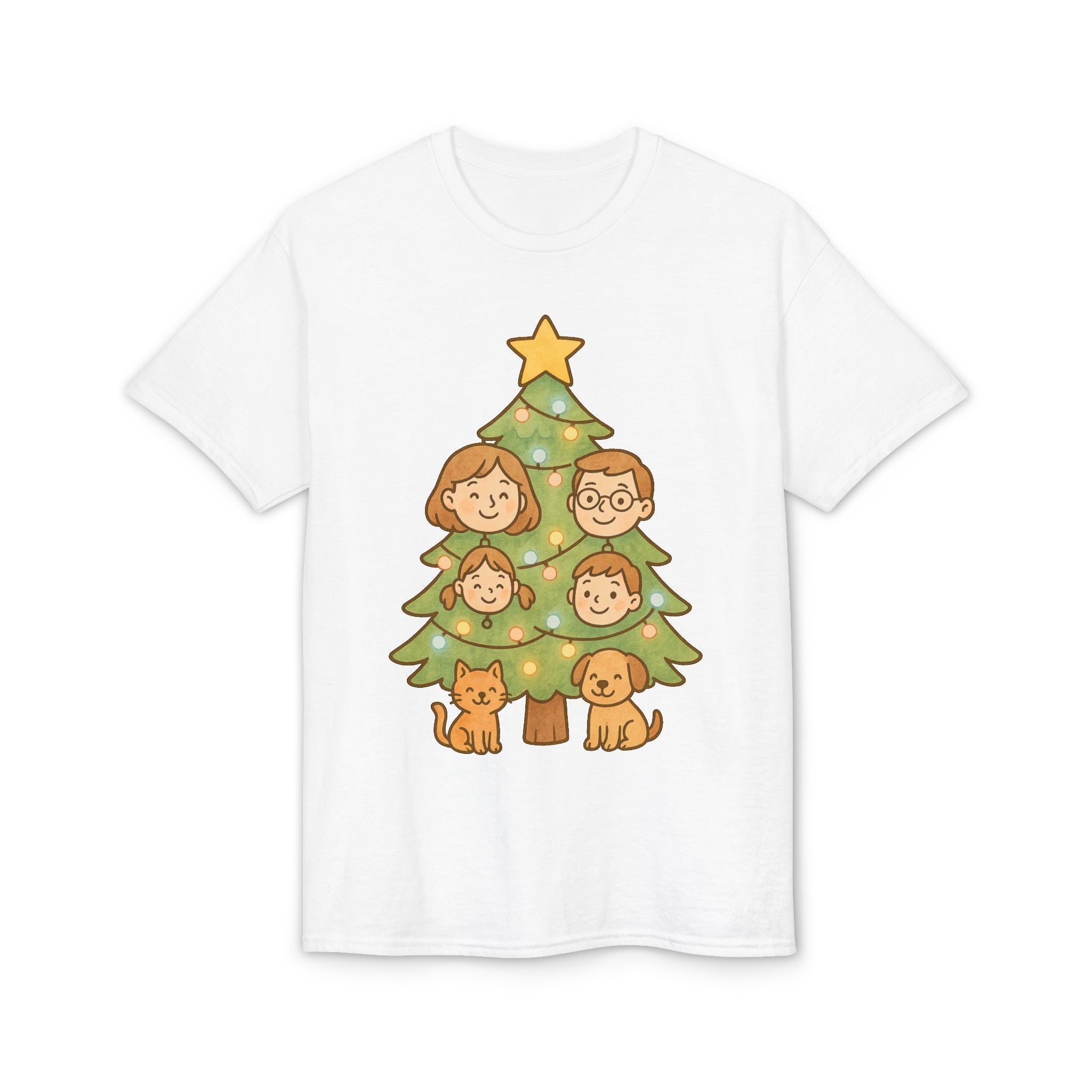 Family Tree Christmas T-Shirt