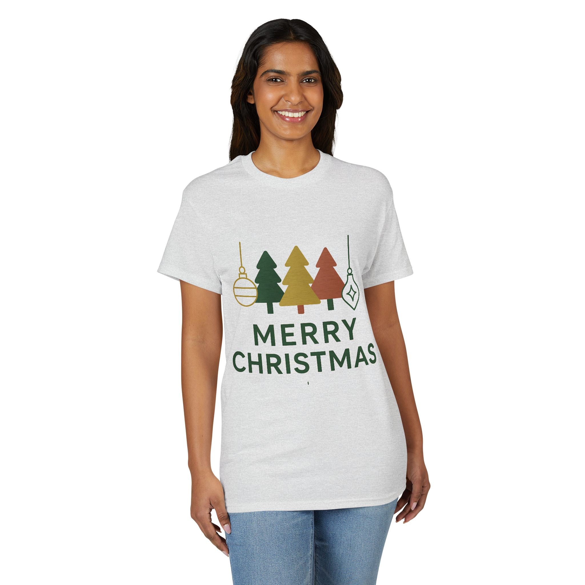 Merry Christmas Trees & Ornaments T-Shirt