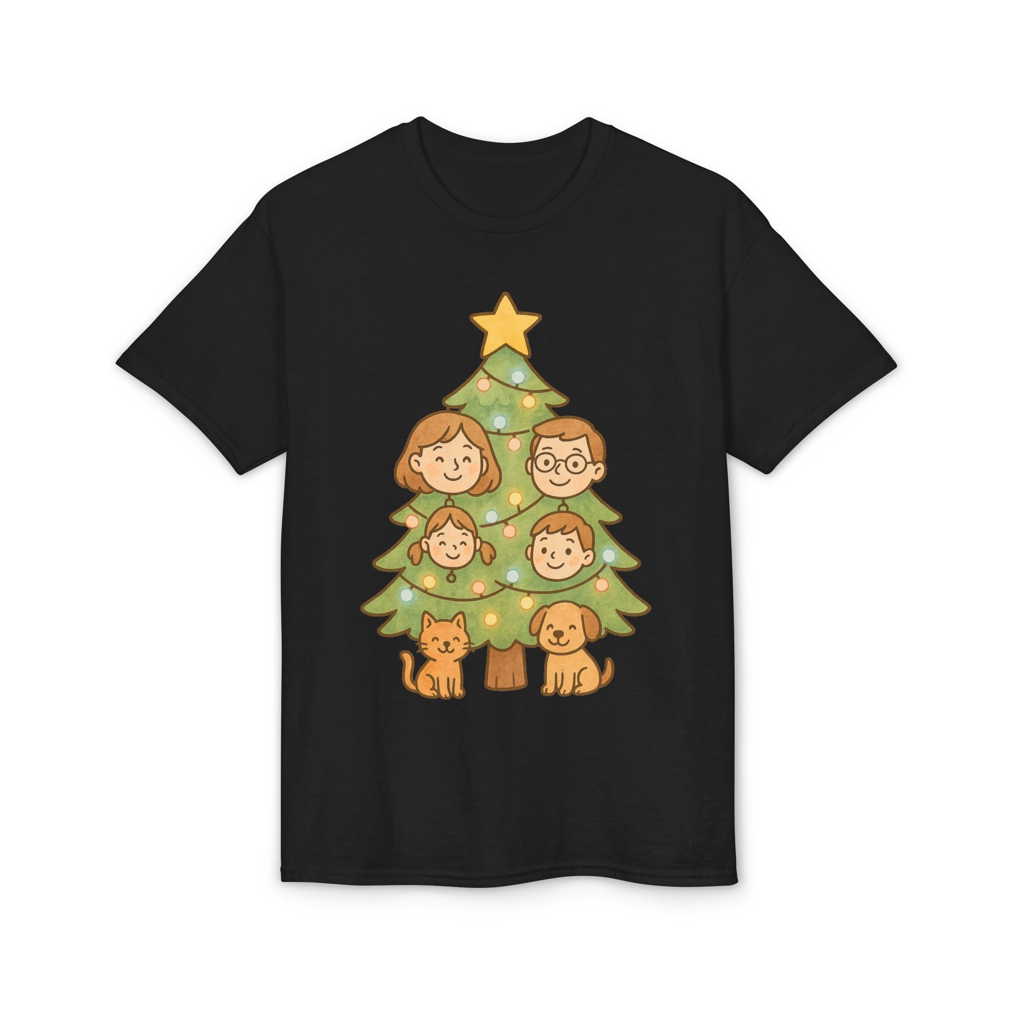 Family Tree Christmas T-Shirt