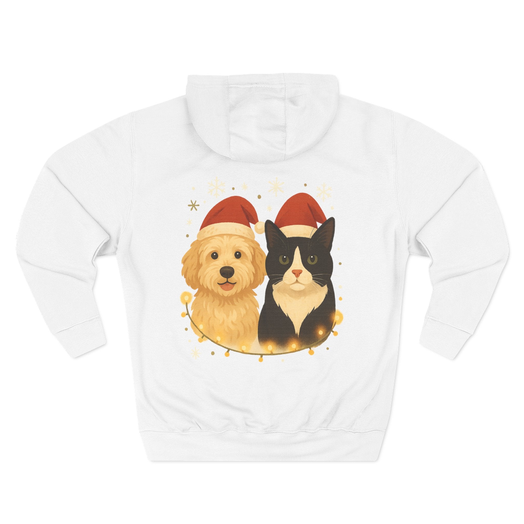 Dog and Cat Christmas Hoodie