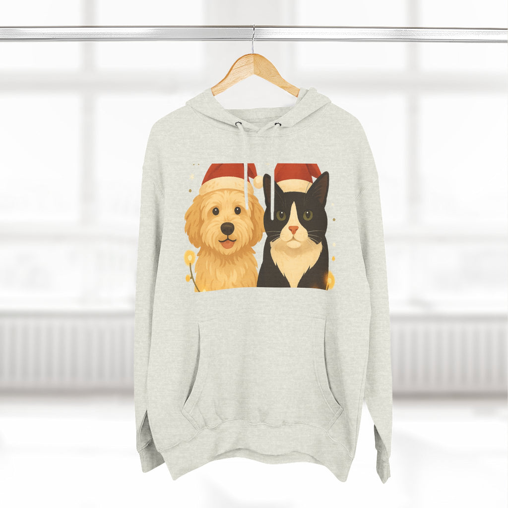 Dog and Cat Christmas Hoodie