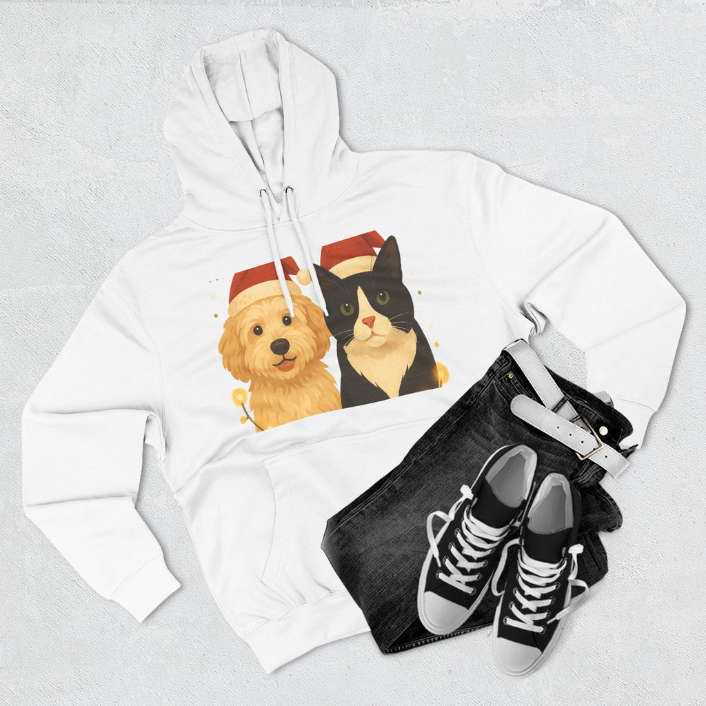 Dog and Cat Christmas Hoodie