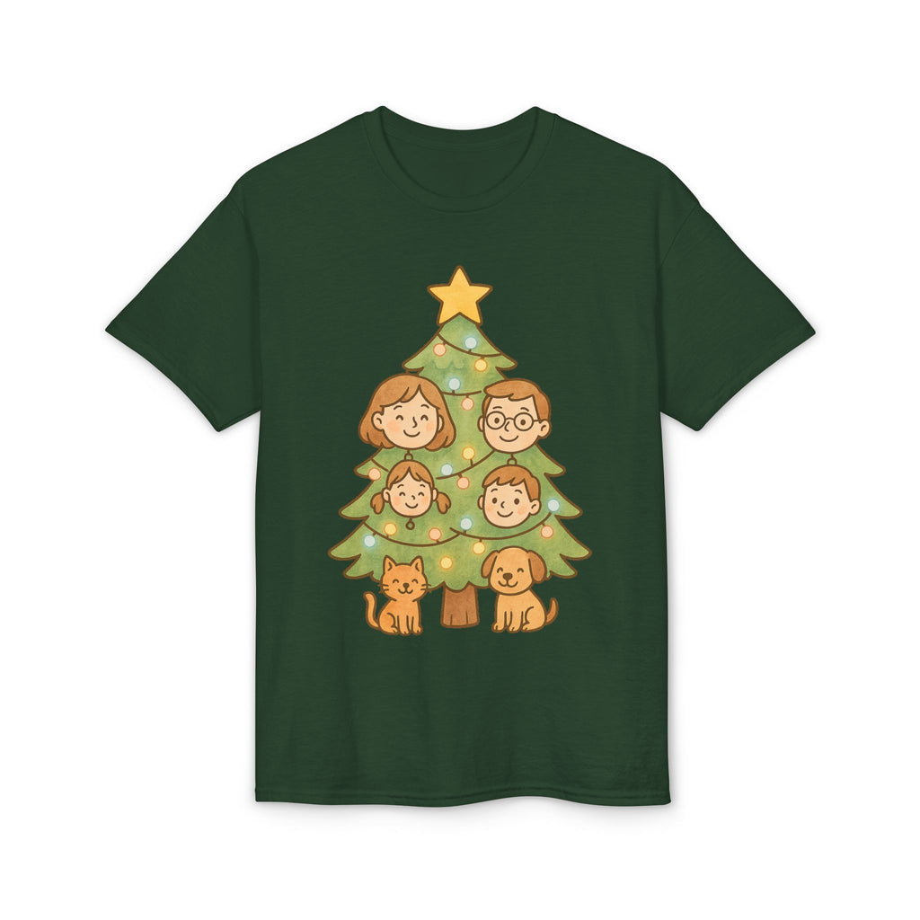 Family Tree Christmas T-Shirt