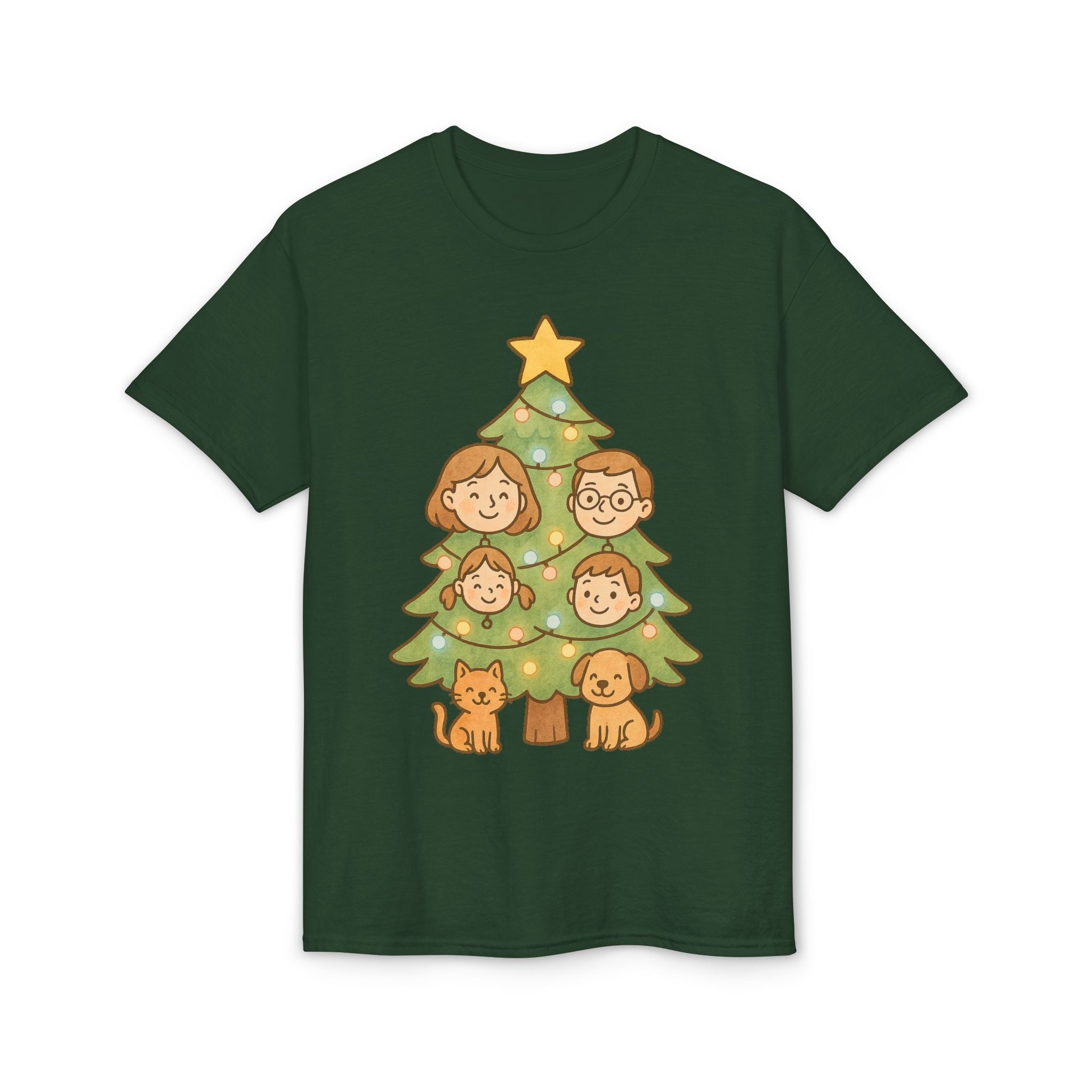 Family Tree Christmas T-Shirt