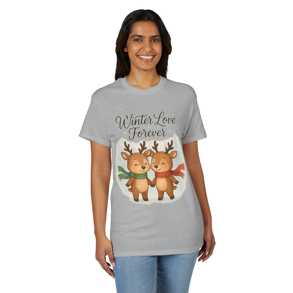 Winter Love Forever Reindeer T-Shirt