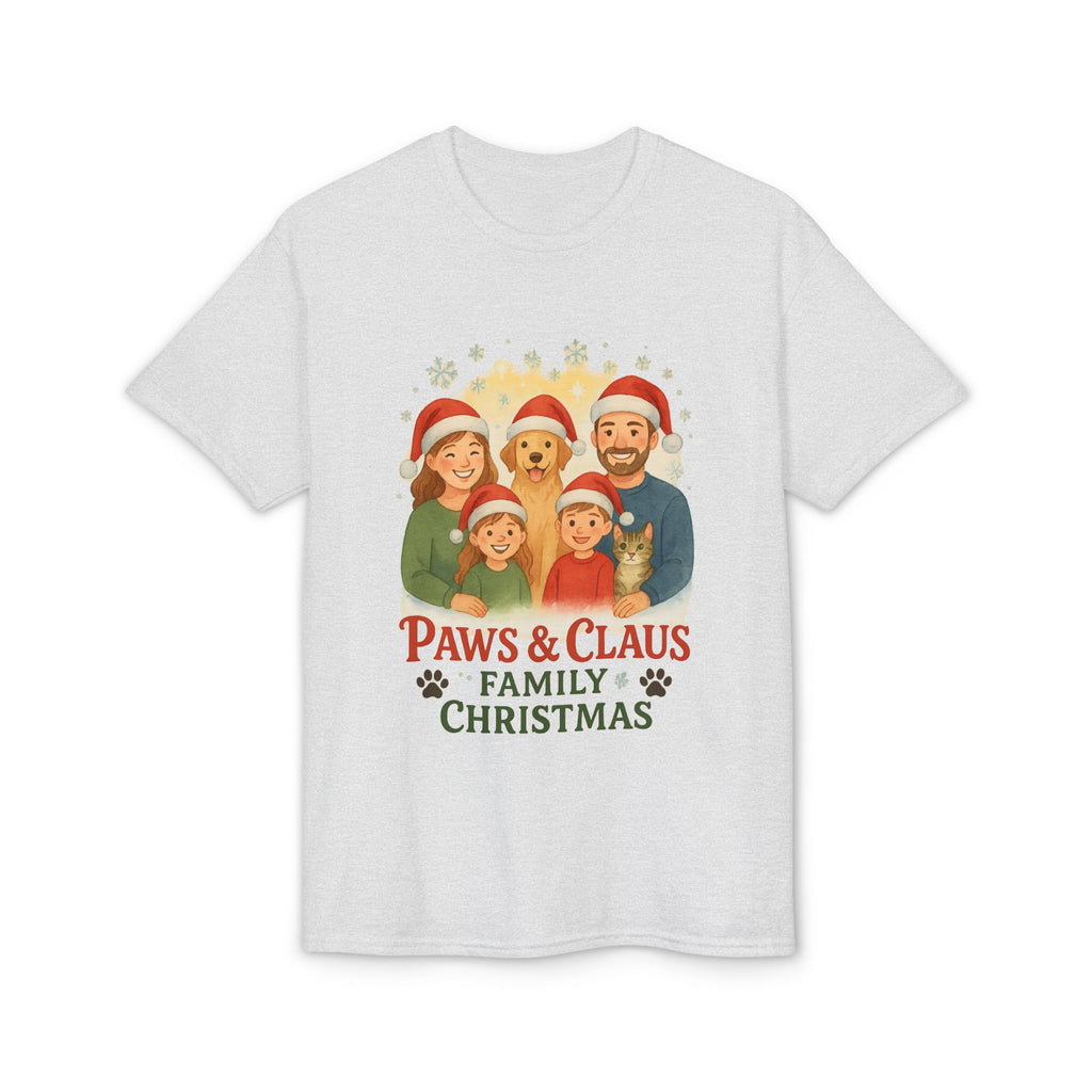 Paws & Claus Family Christmas T-Shirt