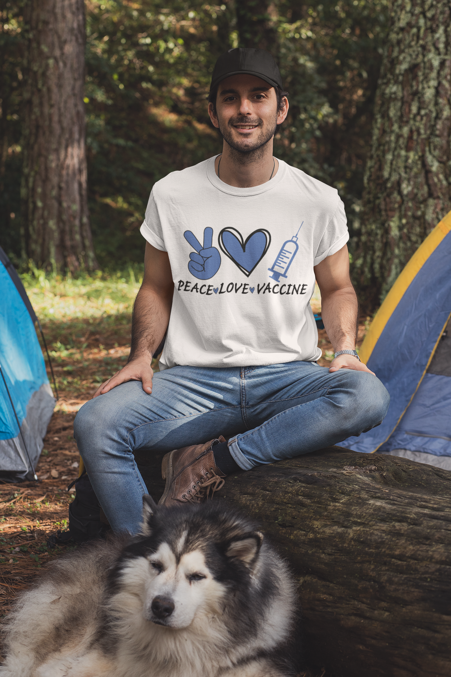 Peace Love Vaccine Tee