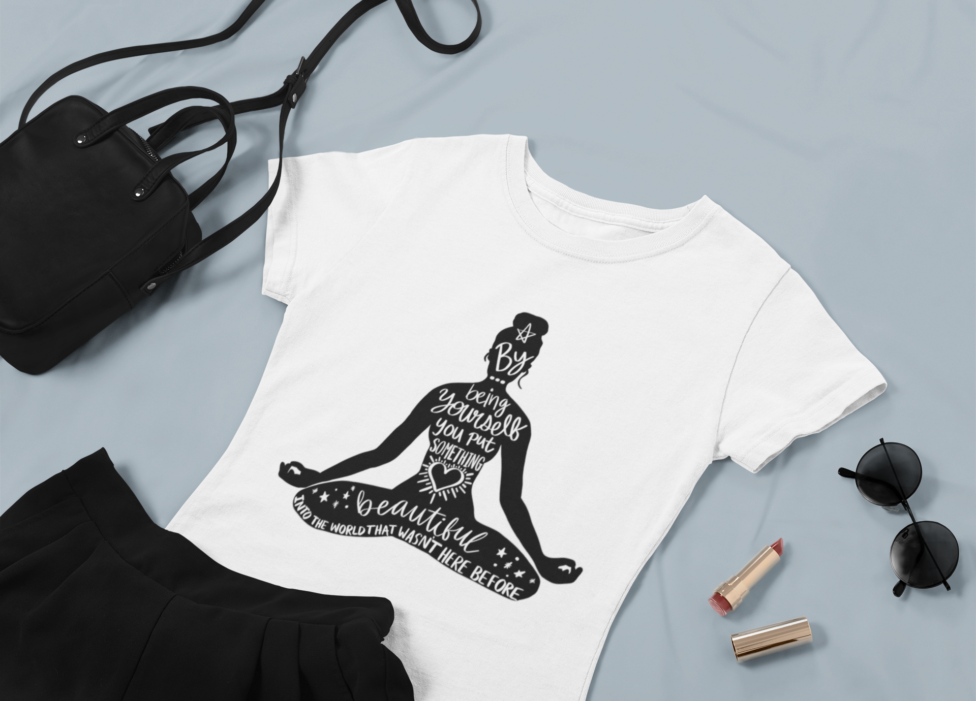 Being Yourself - Yoga Girl Tee